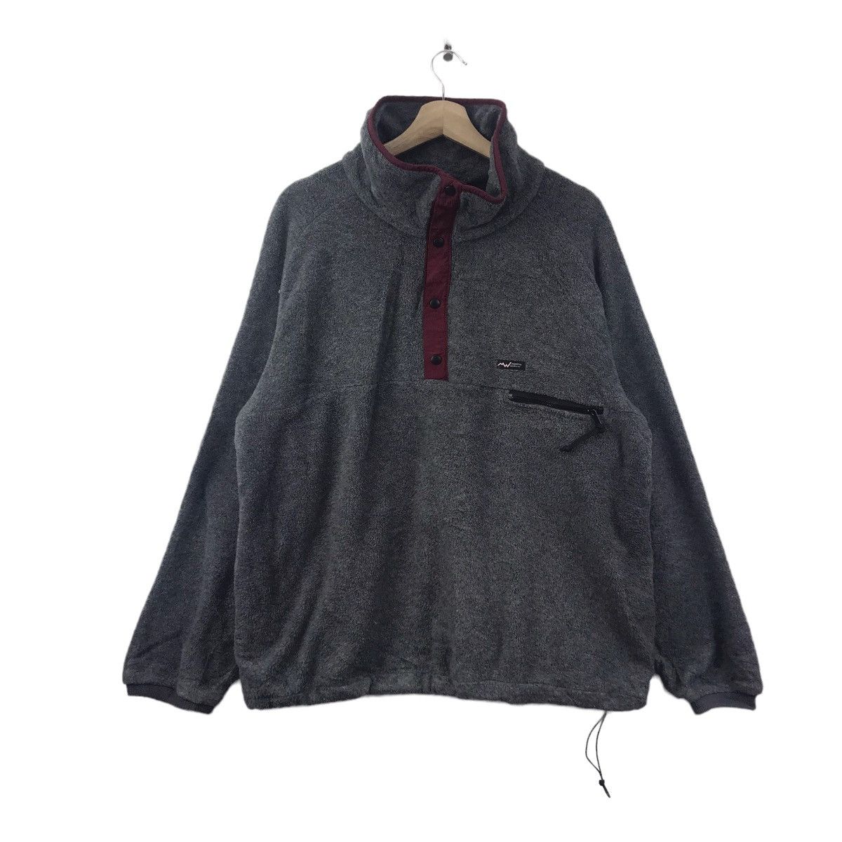 Vintage WYAMING WOOLENS USA Grey Sherpa Bomber Jacket Size US L / EU 52-54 / 3 - 1 Thumbnail