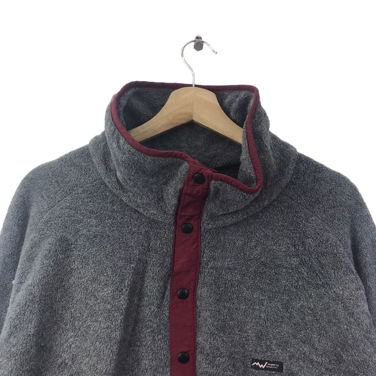 Vintage WYAMING WOOLENS USA Grey Sherpa Bomber Jacket Size US L / EU 52-54 / 3 - 2 Thumbnail