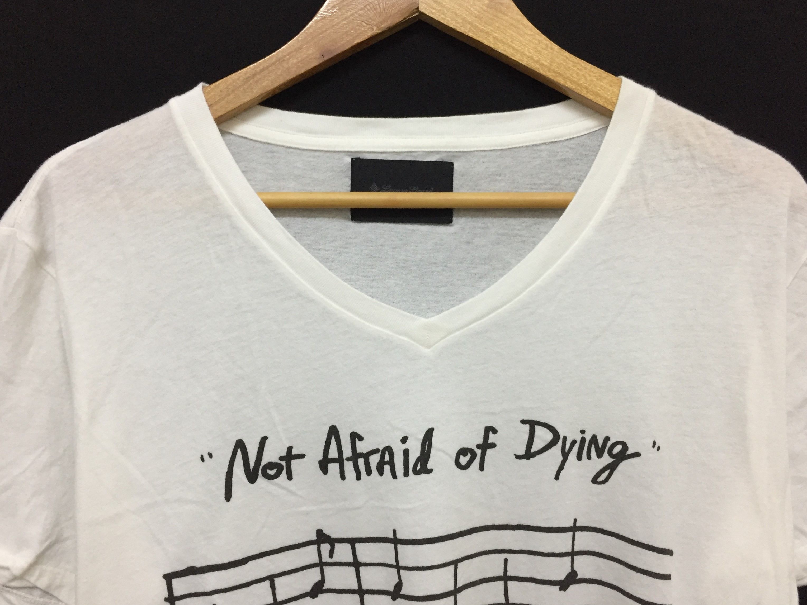 Isamu Katayama Backlash × Japanese Brand × Lounge Lizard Poem Not Afraid of Dying ,leave us a trajectory Size US M / EU 48-50 / 2 - 3 Thumbnail