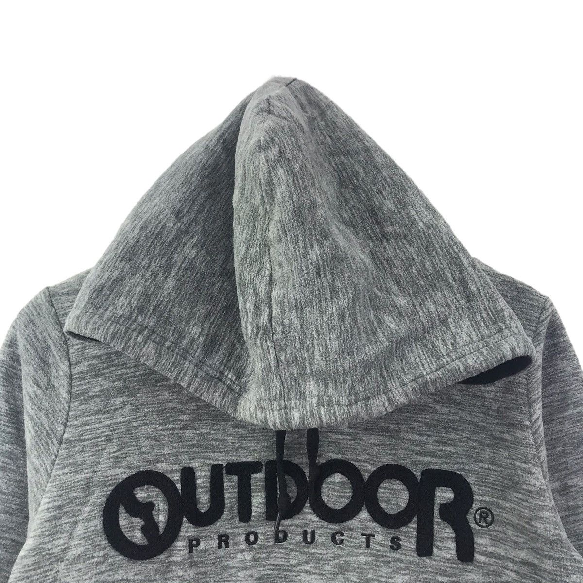 Vintage Vintage 90s OUTDOOR PRODUCT Big Logo Fleece Grey Hoodie Size US L / EU 52-54 / 3 - 2 Thumbnail