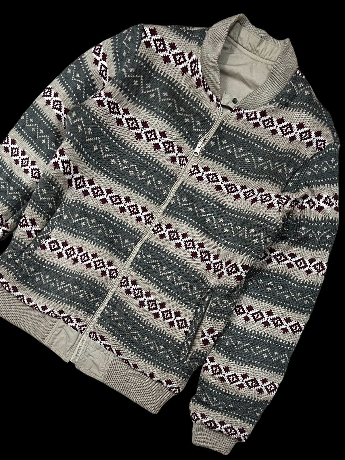 Other VINTAGE REVERSIBLE NAVAJO LL BEAN JACKET Size US M / EU 48-50 / 2 - 8 Thumbnail