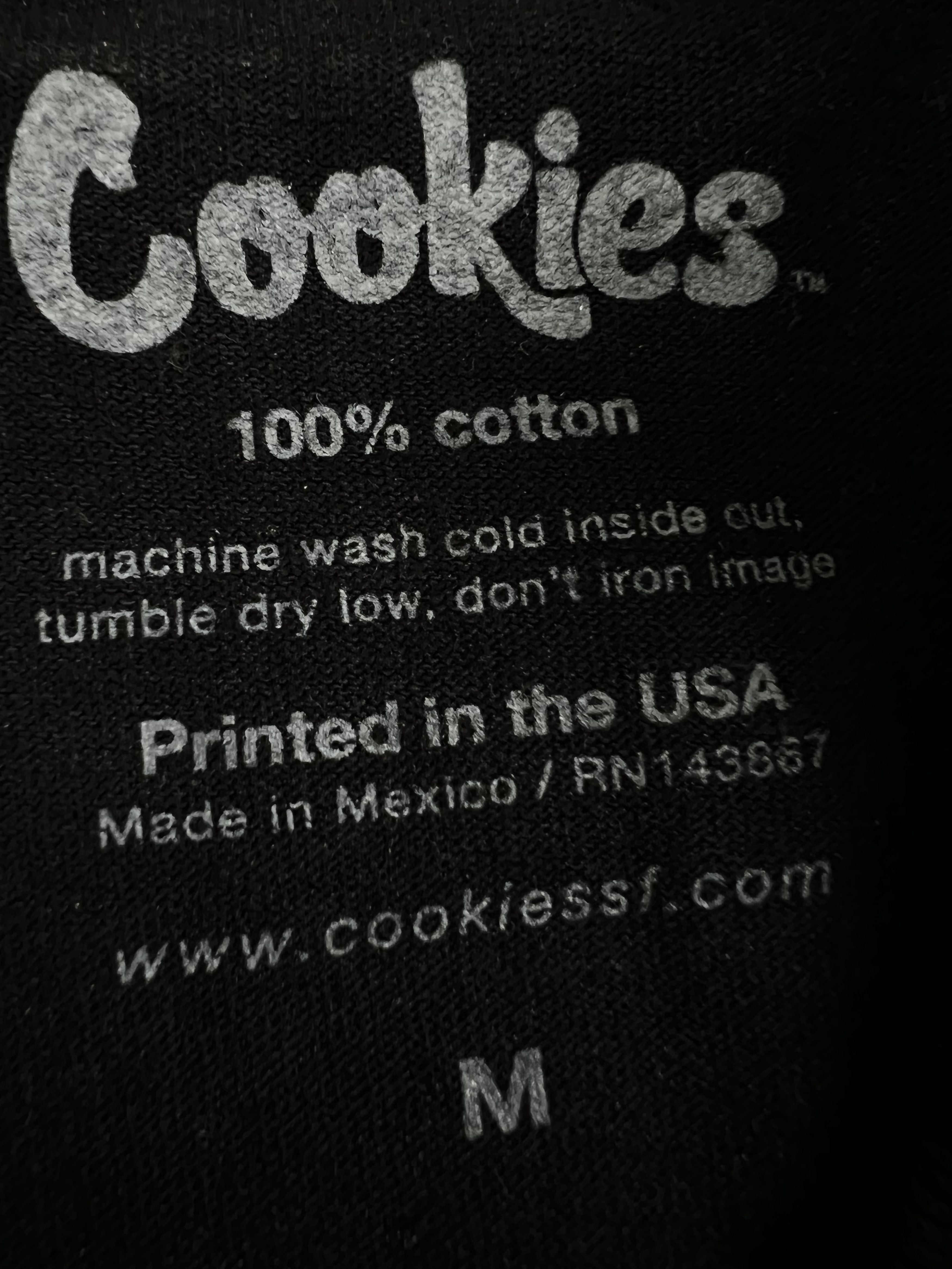 Cookies Cookies Weed Strain Palm Tree Logo Tee Black Medium Size US M / EU 48-50 / 2 - 2 Thumbnail