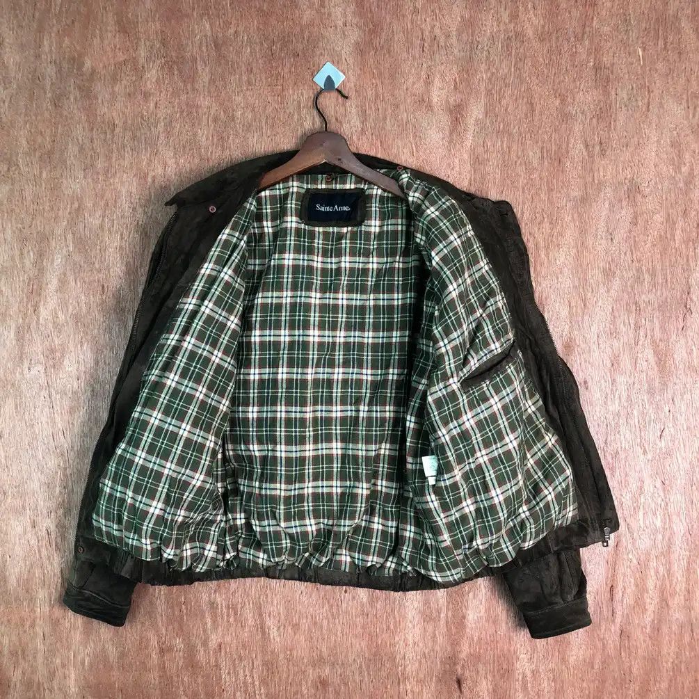 Japanese Brand × Vintage Vintage Guine Leather Sainte Anne Dark Brown #402 Size US XL / EU 56 / 4 - 5 Thumbnail