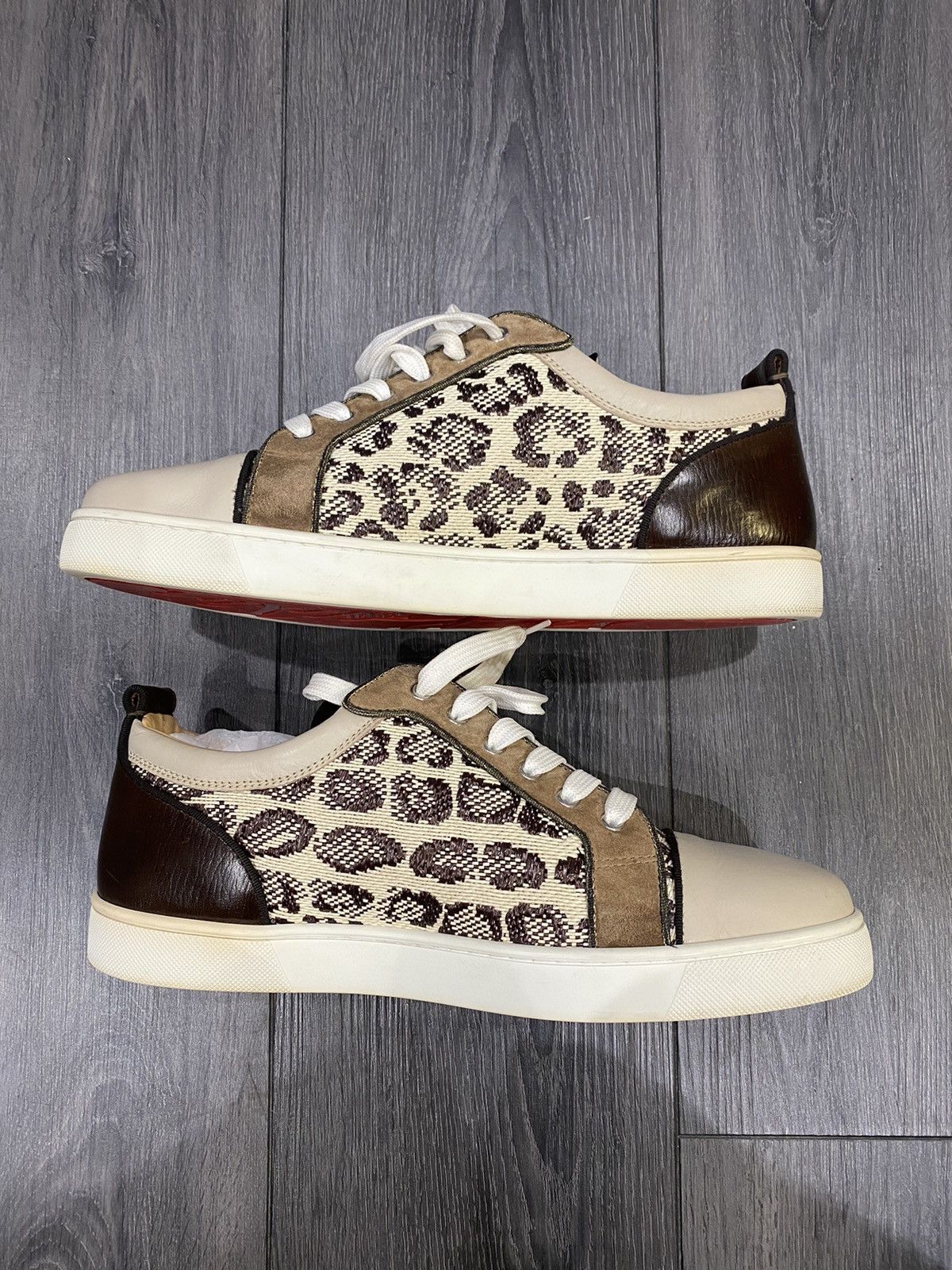 Christian Louboutin Christian Louboutin Cheetah Print Low Top Sneaker Size 44 Size US 11 / EU 44 - 3 Thumbnail