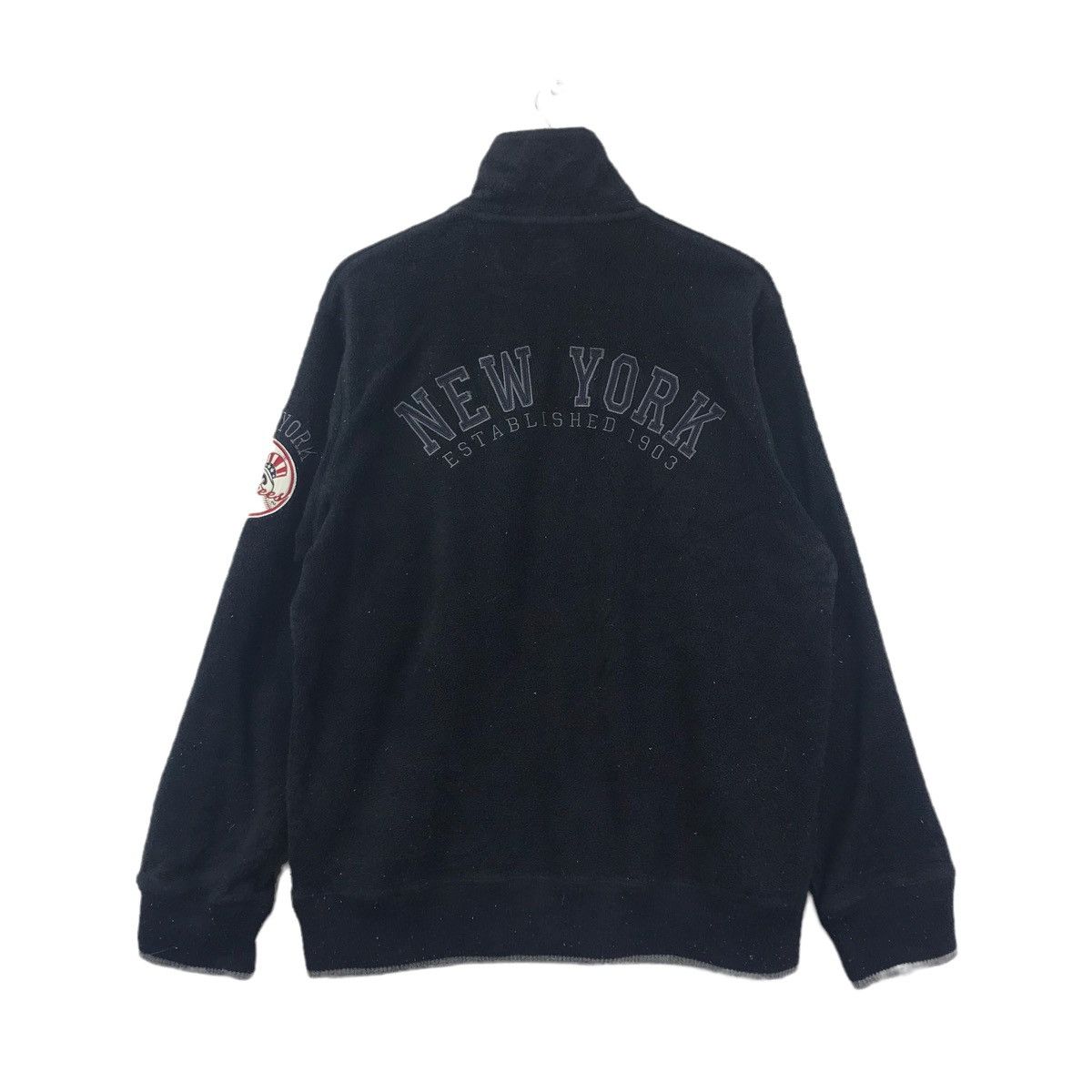 Vintage Vintage 90s NEW YORK YANKEERS Mlb Fleece Sweatshirt Size US XL / EU 56 / 4 - 1 Thumbnail