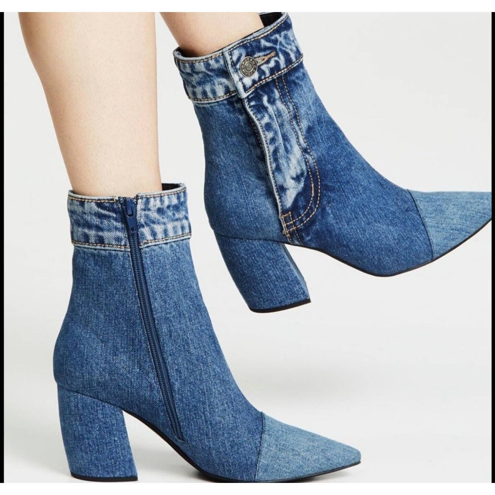 Jeffrey Campbell Finite Block Heel Bootie JEFFREY CAMPBELL 8 Grailed