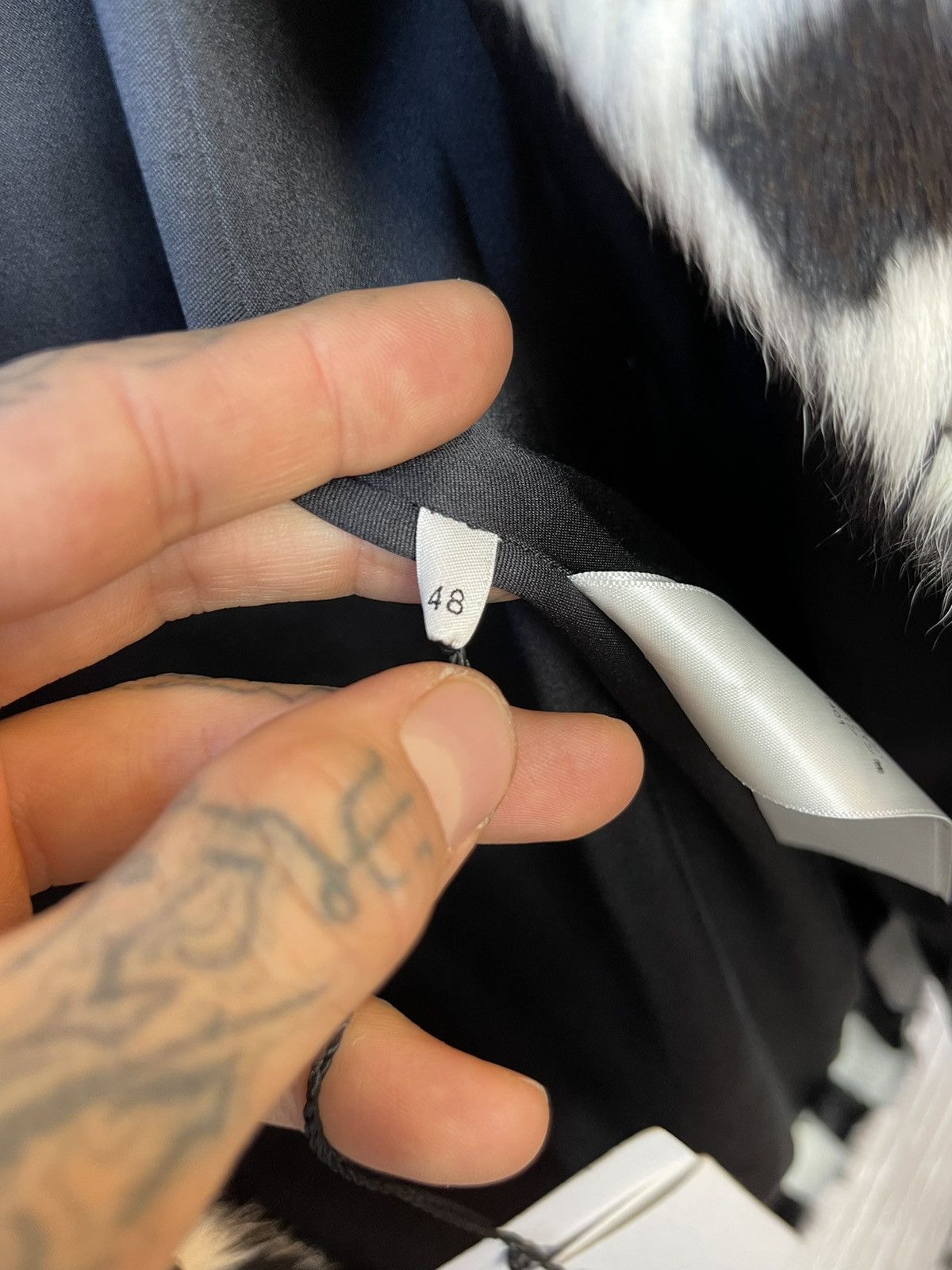 Celine Celine SS19 1/5 Runway MINK Checkered Damier Fur Stud Jacket Size US M / EU 48-50 / 2 - 10 Thumbnail
