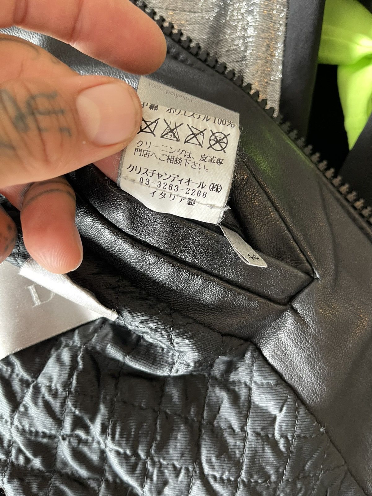 Dior Men's DH Dexpii Leather Lace Black
