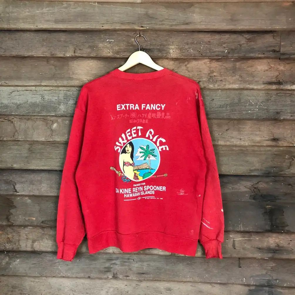 Reyn Spooner × Vintage Vintage Reyn Spooner Hawaiian Traditional Sweatshirts #568 Size US L / EU 52-54 / 3 - 1 Thumbnail