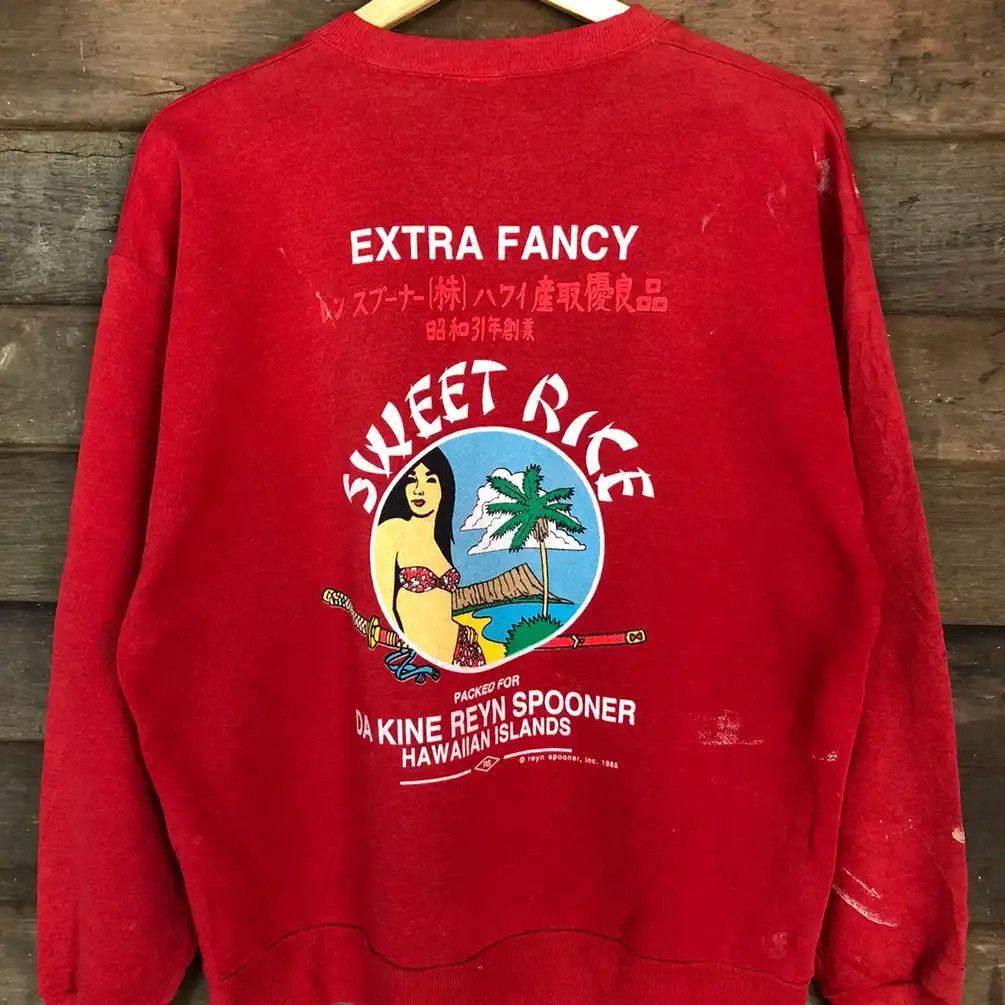 Reyn Spooner × Vintage Vintage Reyn Spooner Hawaiian Traditional Sweatshirts #568 Size US L / EU 52-54 / 3 - 6 Thumbnail