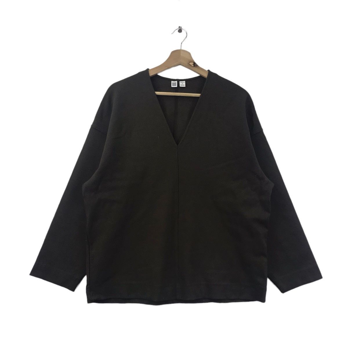 Uniqlo UNIQLO X CHRISTOPHE LEMAIRE Dark Green Sweatshirt Size US XL / EU 56 / 4 - 1 Thumbnail