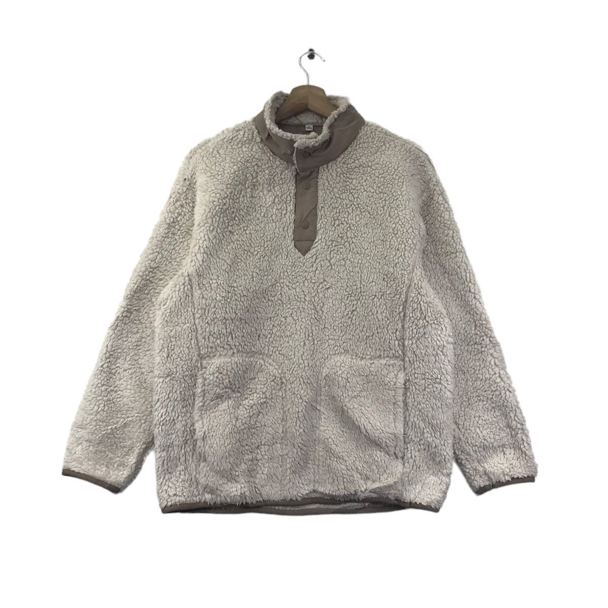 Uniqlo × White Mountaineering WHITE MOUNTAINEERING x UNIQLO Sherpa Fleece Sweatshirt Size US S / EU 44-46 / 1 - 1 Thumbnail