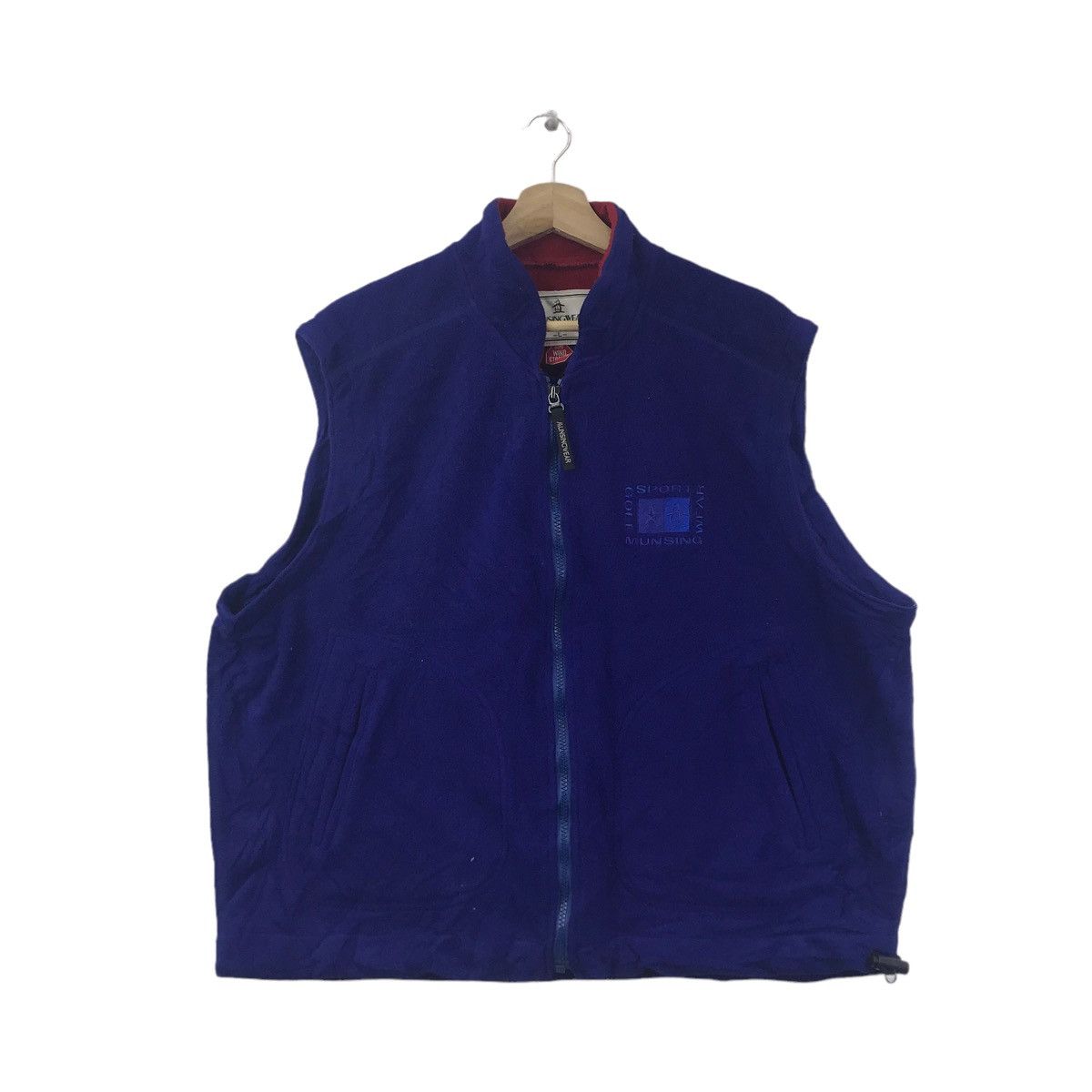 Grand Slam MUNSINGWEAR GRAND SLAM Embroidered Logo Fleece Vest Size US L / EU 52-54 / 3 - 1 Thumbnail