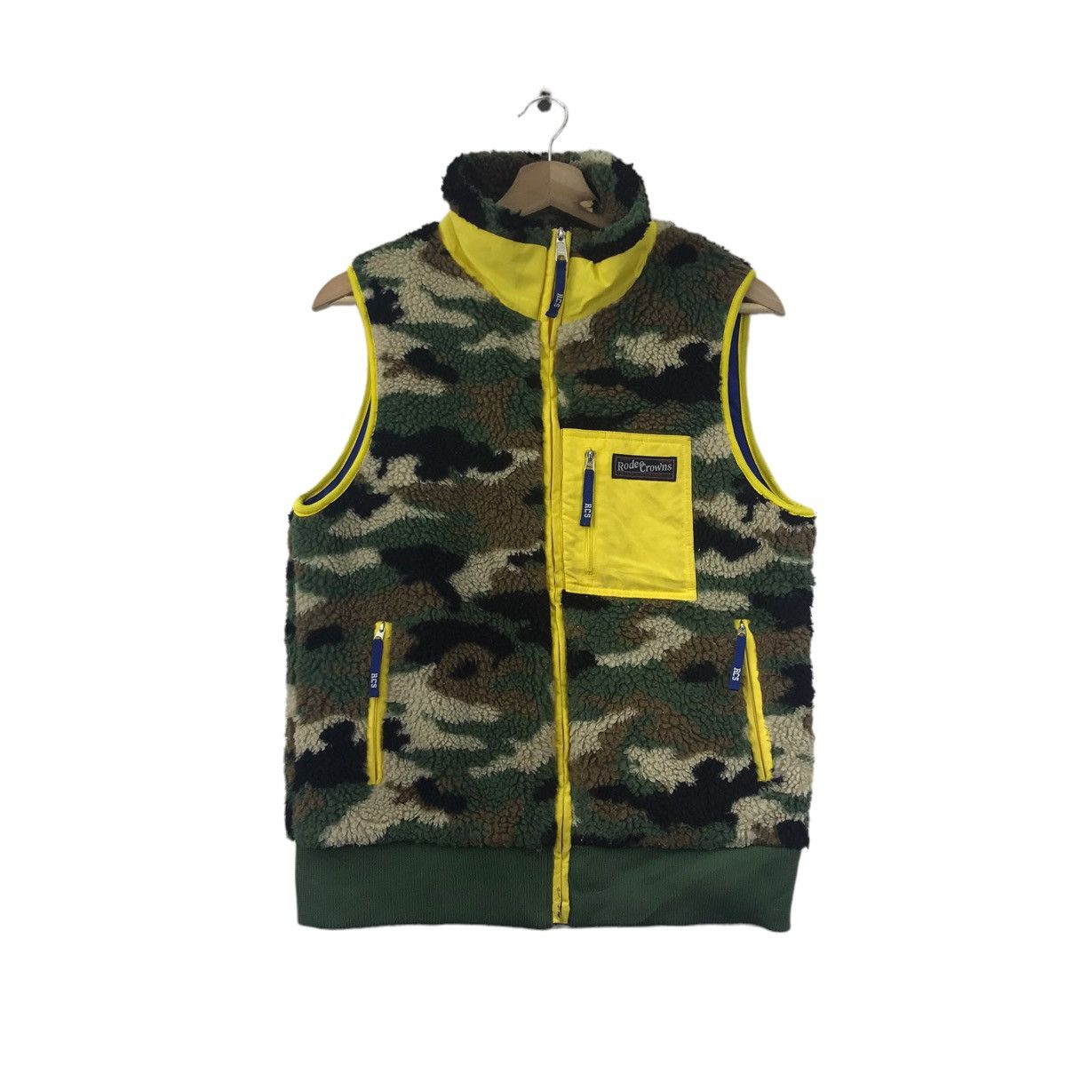 Other RODEO CROWNS Camouflge Sherpa Fleece Vest Size US M / EU 48-50 / 2 - 1 Thumbnail