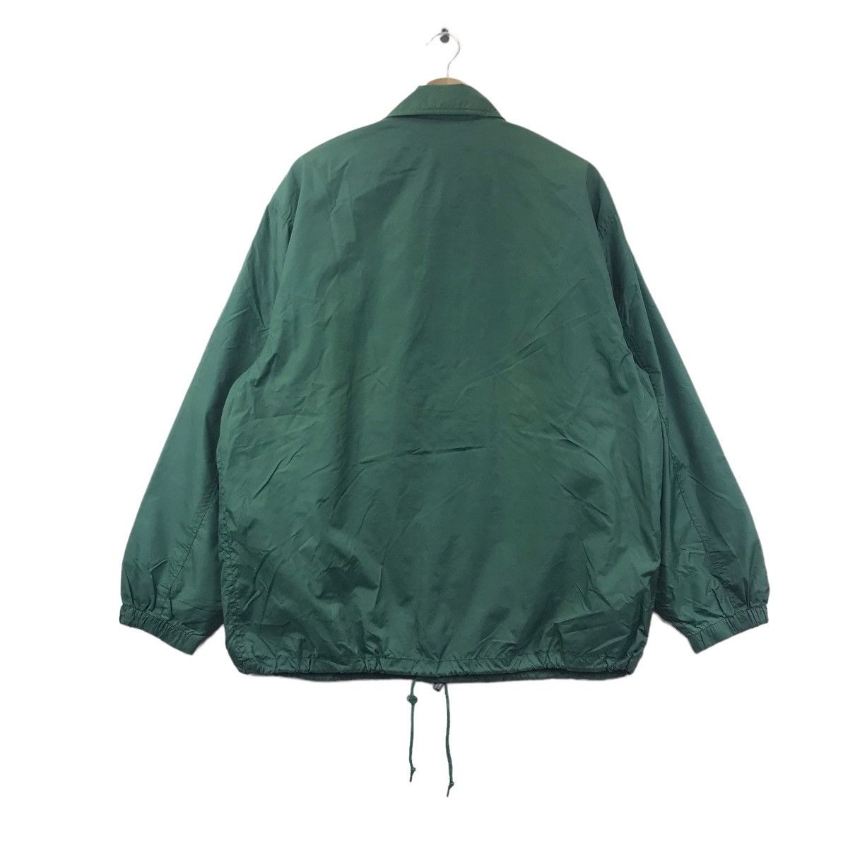 Converse CONVERSE Green Windbreaker Coach Jacket Varsity Size US L / EU 52-54 / 3 - 7 Thumbnail