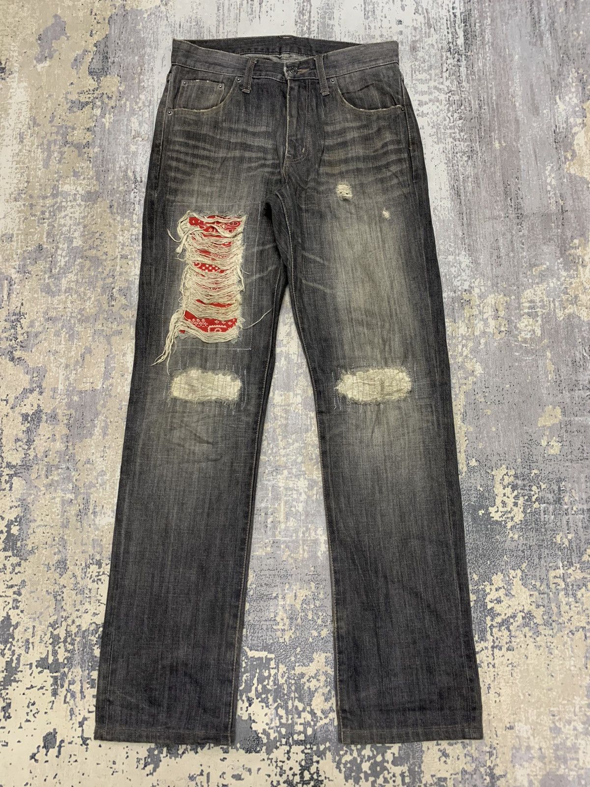 Japanese Brand Japanese Brand Distressed Denim Kapital Style Jean 31x33 Size US 31 - 1 Thumbnail