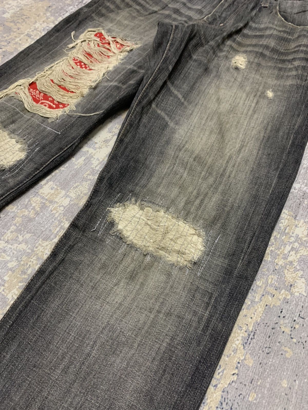 Japanese Brand Japanese Brand Distressed Denim Kapital Style Jean 31x33 Size US 31 - 3 Thumbnail