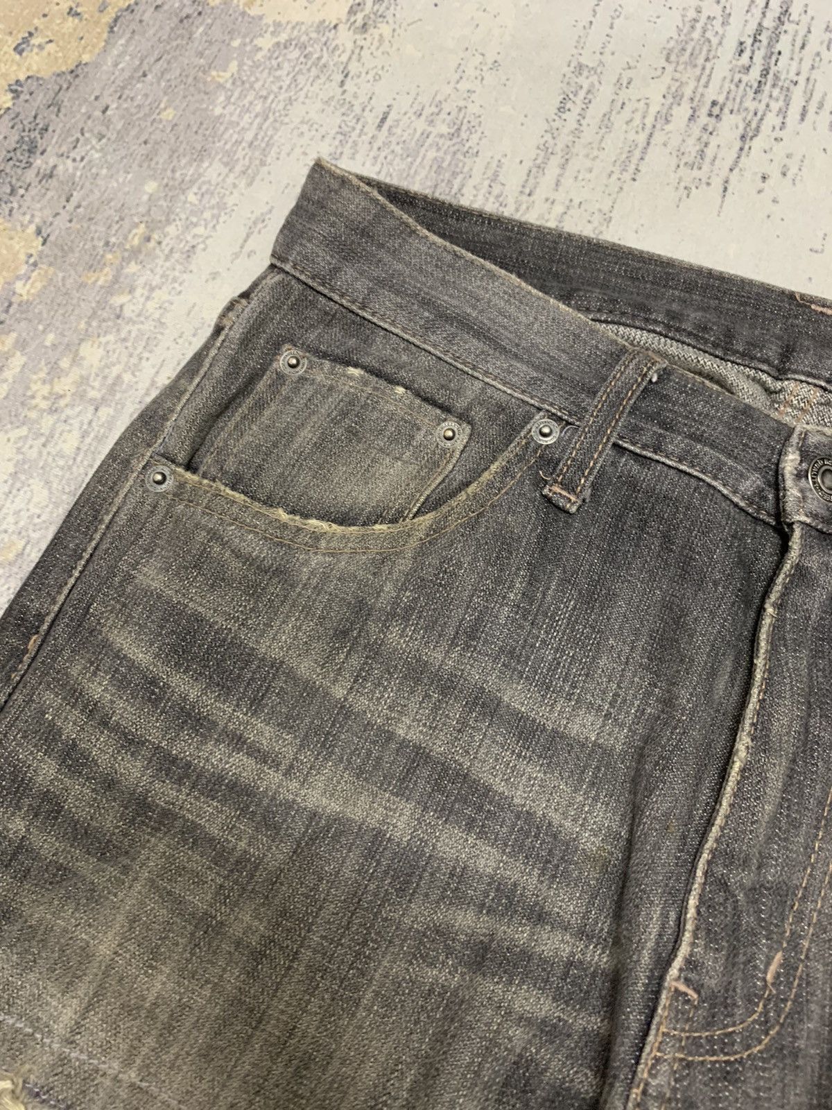 Japanese Brand Japanese Brand Distressed Denim Kapital Style Jean 31x33 Size US 31 - 7 Thumbnail