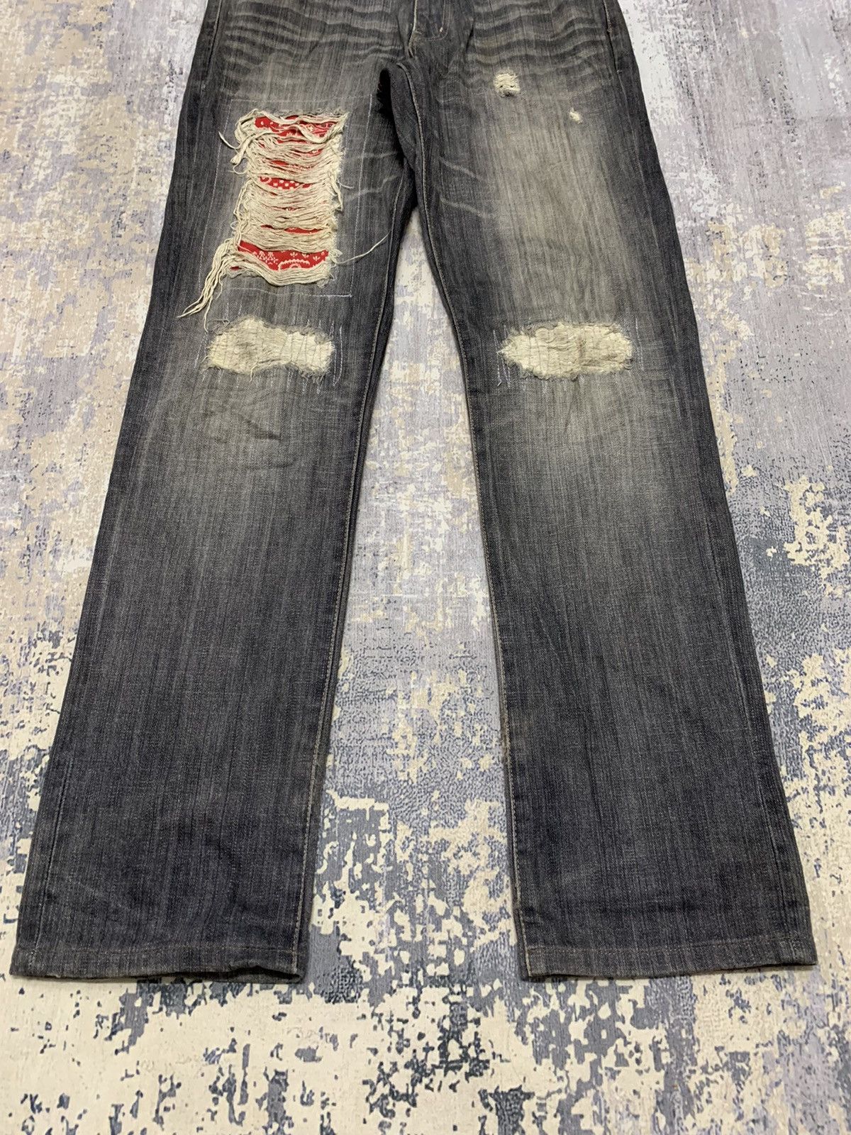 Japanese Brand Japanese Brand Distressed Denim Kapital Style Jean 31x33 Size US 31 - 4 Thumbnail