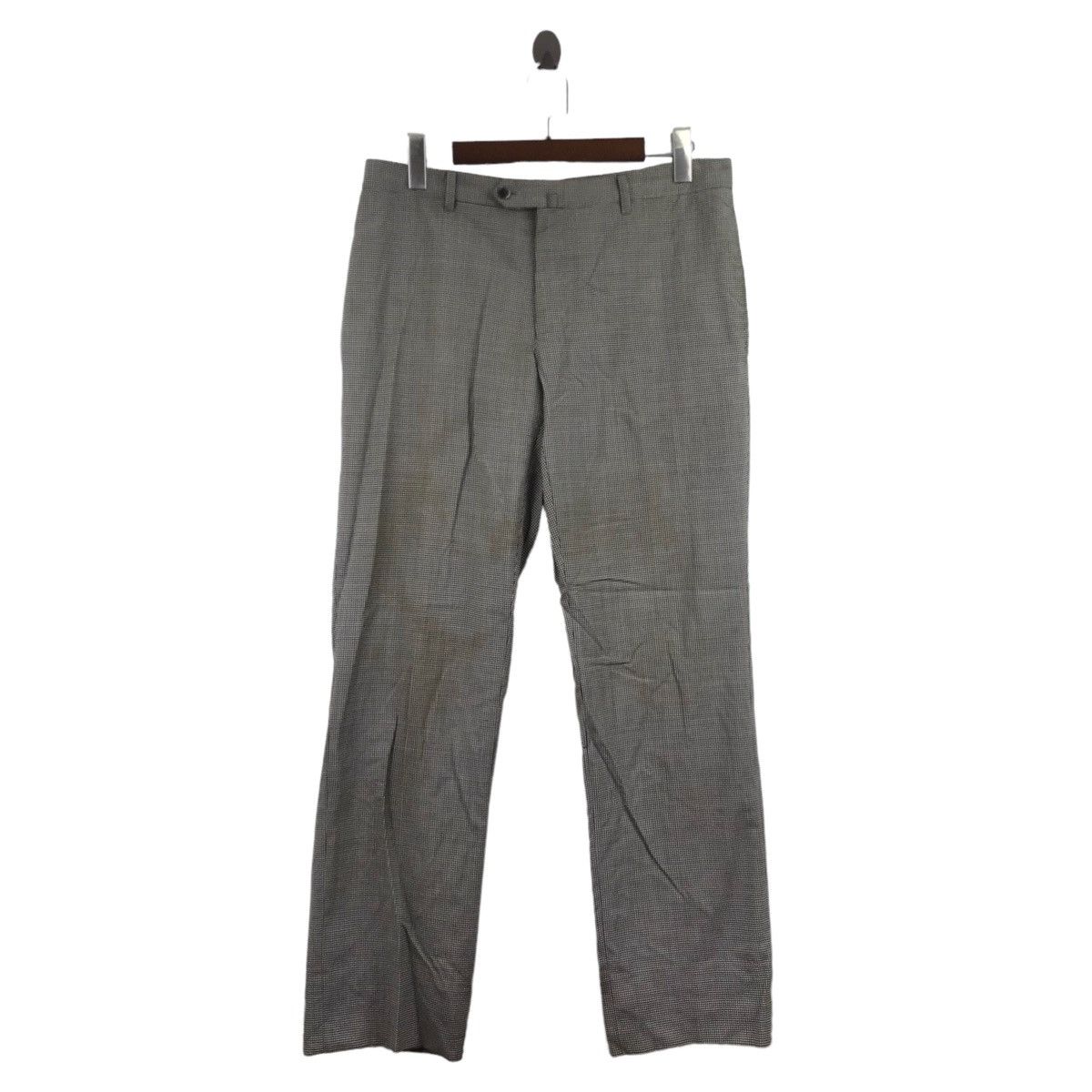 Mr. Junko Mr. JUNKO Japan Brand CheckTartan Straight Cut Wool Trousers Size US 34 / EU 50 - 1 Thumbnail