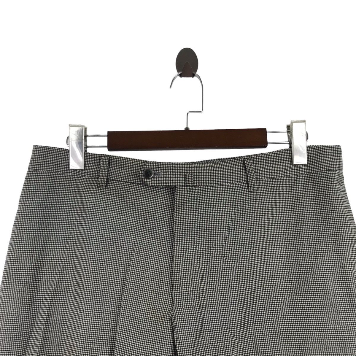 Mr. Junko Mr. JUNKO Japan Brand CheckTartan Straight Cut Wool Trousers Size US 34 / EU 50 - 2 Thumbnail