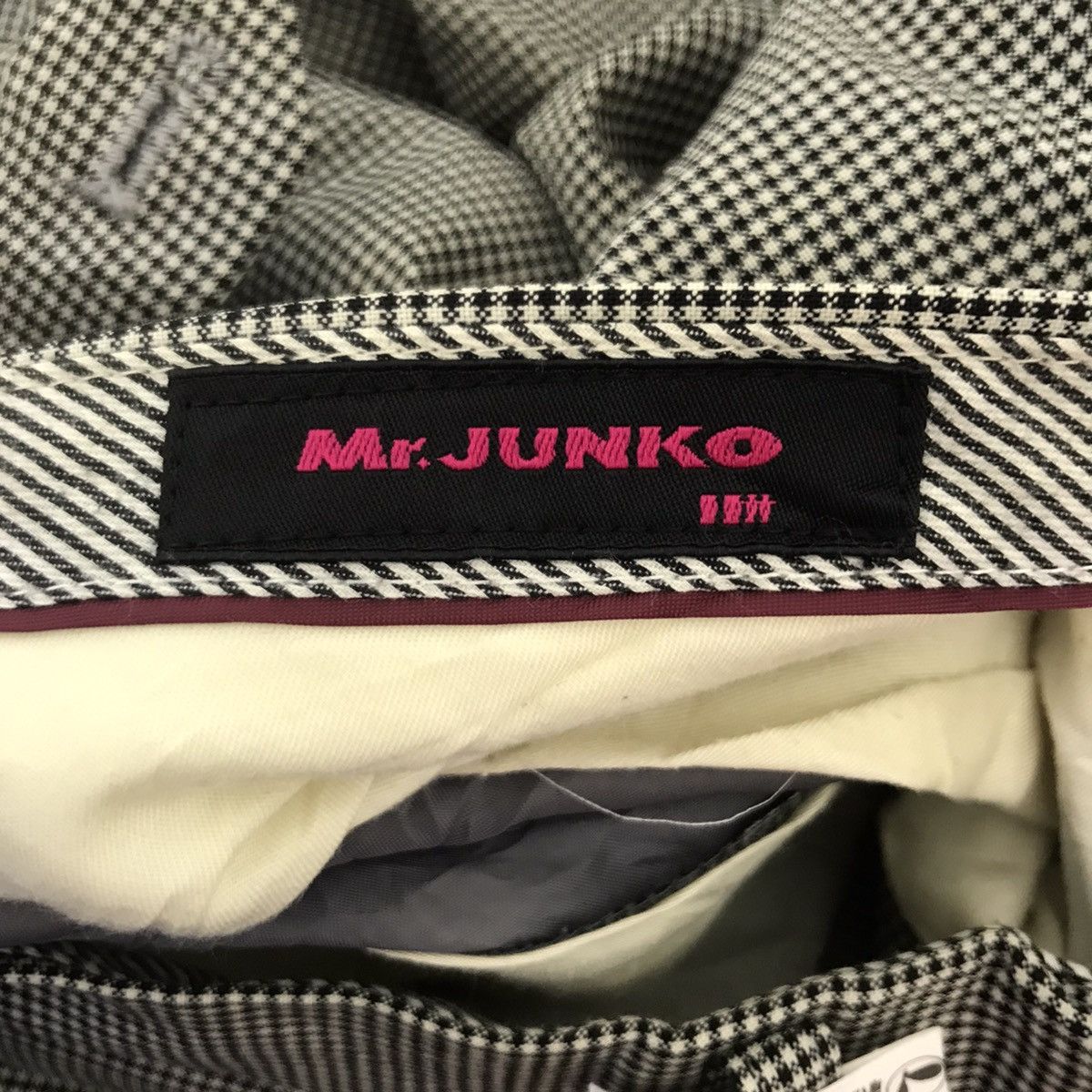 Mr. Junko Mr. JUNKO Japan Brand CheckTartan Straight Cut Wool Trousers Size US 34 / EU 50 - 3 Thumbnail