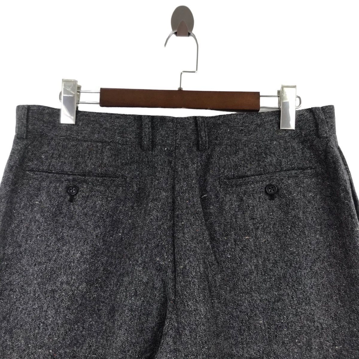 Japanese Brand ASHIYA CLUB Japanese Brand Straight Cut Wool Casual Trousers Size US 34 / EU 50 - 7 Thumbnail