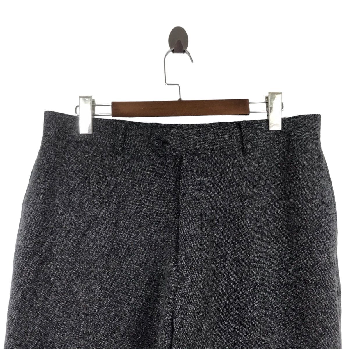 Japanese Brand ASHIYA CLUB Japanese Brand Straight Cut Wool Casual Trousers Size US 34 / EU 50 - 2 Thumbnail