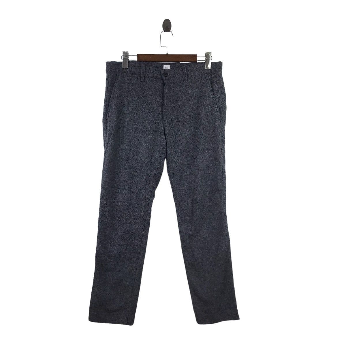 Gap GAP Slim Fit Grey Wool Casual Trousers Pant Size US 34 / EU 50 - 1 Thumbnail