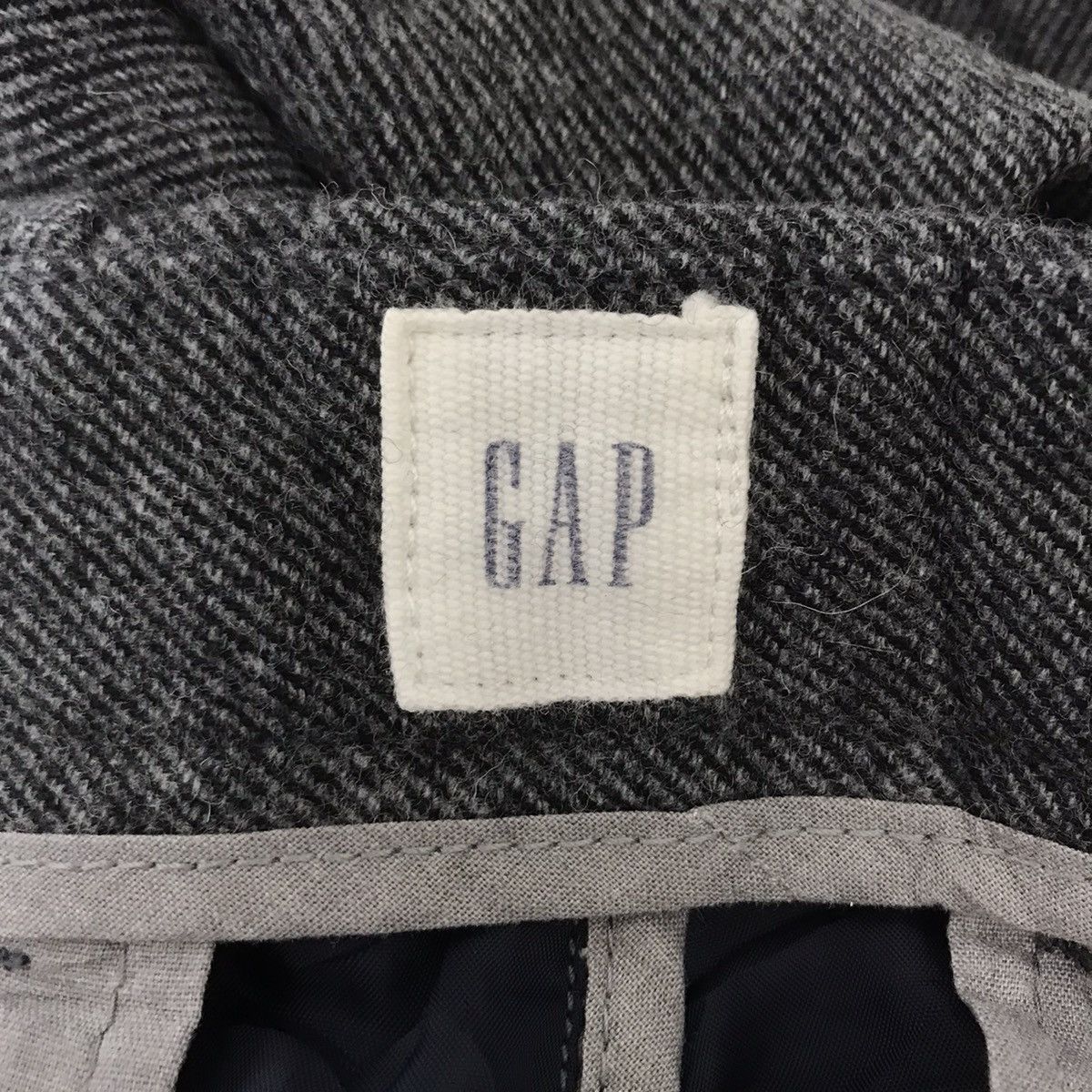 Gap GAP Slim Fit Grey Wool Casual Trousers Pant Size US 34 / EU 50 - 3 Thumbnail