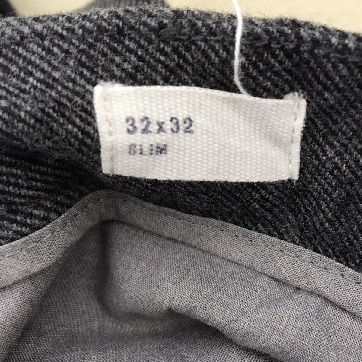 Gap GAP Slim Fit Grey Wool Casual Trousers Pant Size US 34 / EU 50 - 4 Thumbnail