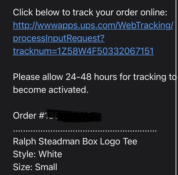 Supreme Ralph Steadman Box Logo Tee White - Size Small