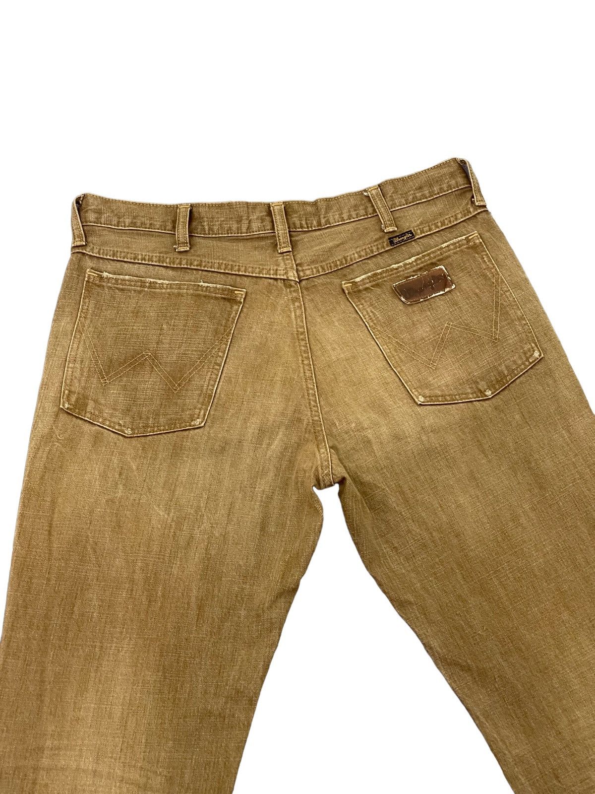 Japanese Brand Flare Jeans Wrangler Boot Cut Clawmark Denim 2🟦8 Size US 33 - 18 Thumbnail