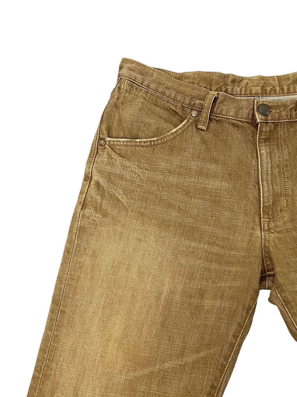 Japanese Brand Flare Jeans Wrangler Boot Cut Clawmark Denim 2🟦8 Size US 33 - 8 Thumbnail