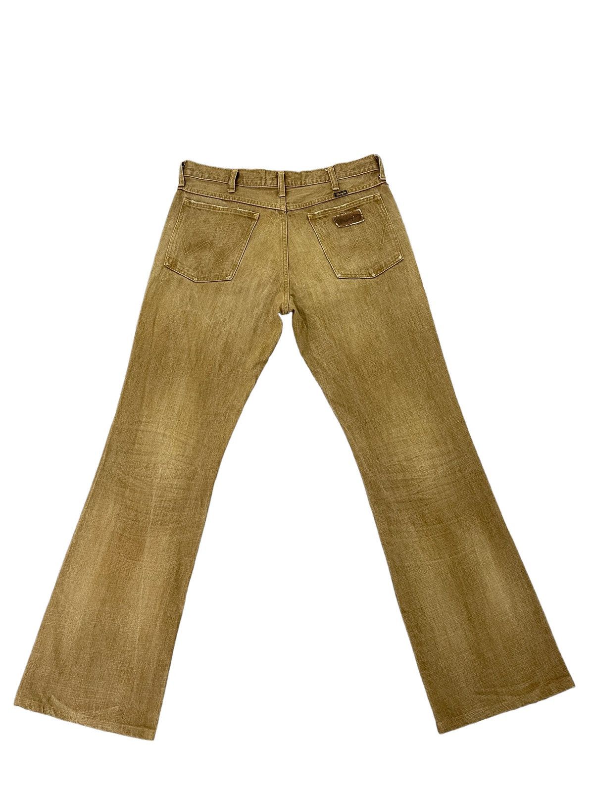 Japanese Brand Flare Jeans Wrangler Boot Cut Clawmark Denim 2🟦8 Size US 33 - 11 Thumbnail