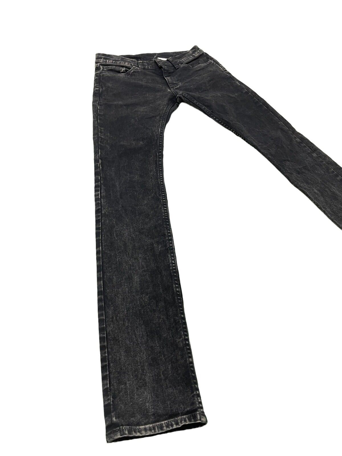 Hype Skinny Jeans Stretch Fadeless Japan Smoke Bleach Denim 2🟦8 | Grailed