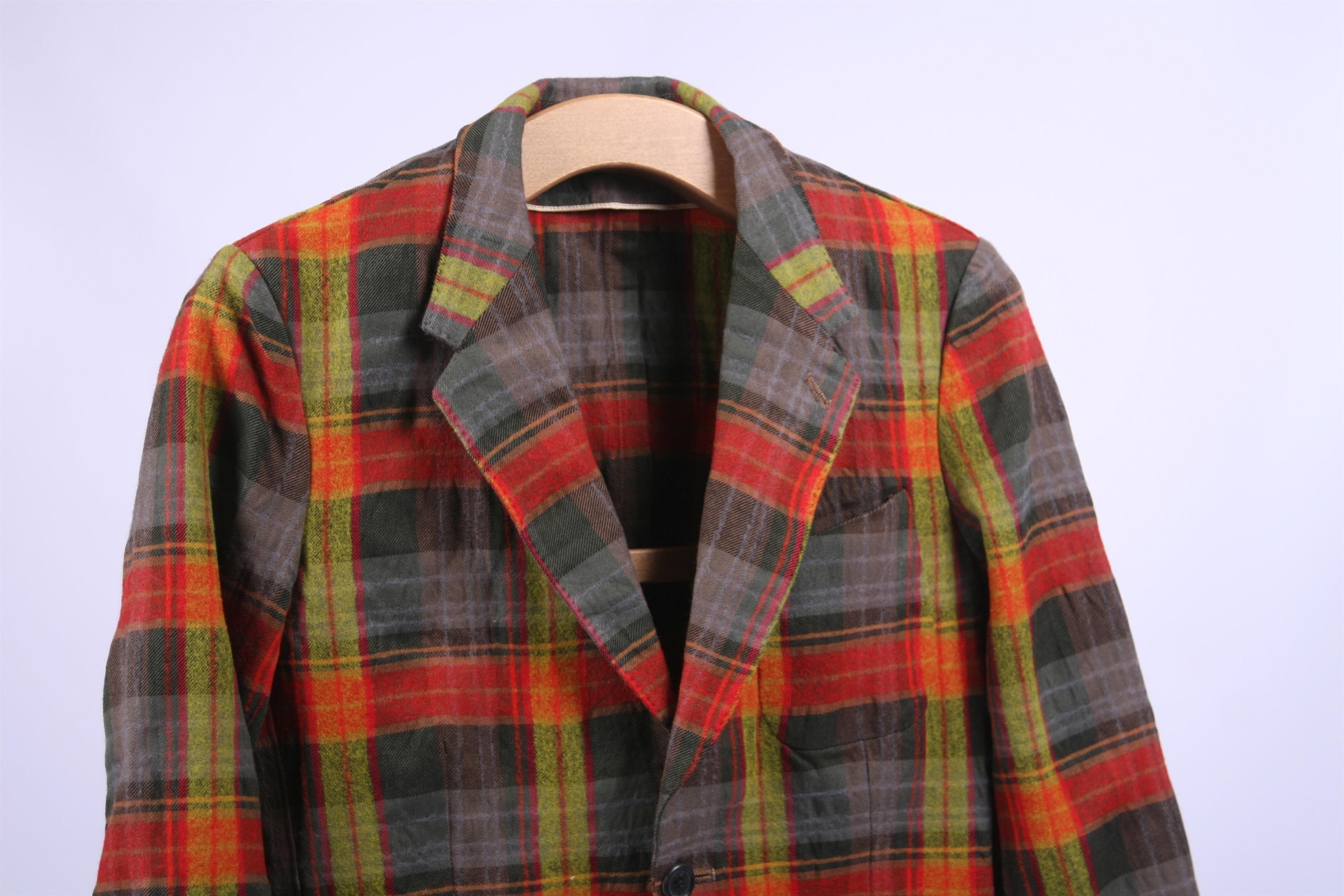 Paul Smith Paul Smith Luxury Tweed Wool Tartan Blazer Jacket Coat Size US S / EU 44-46 / 1 - 5 Thumbnail