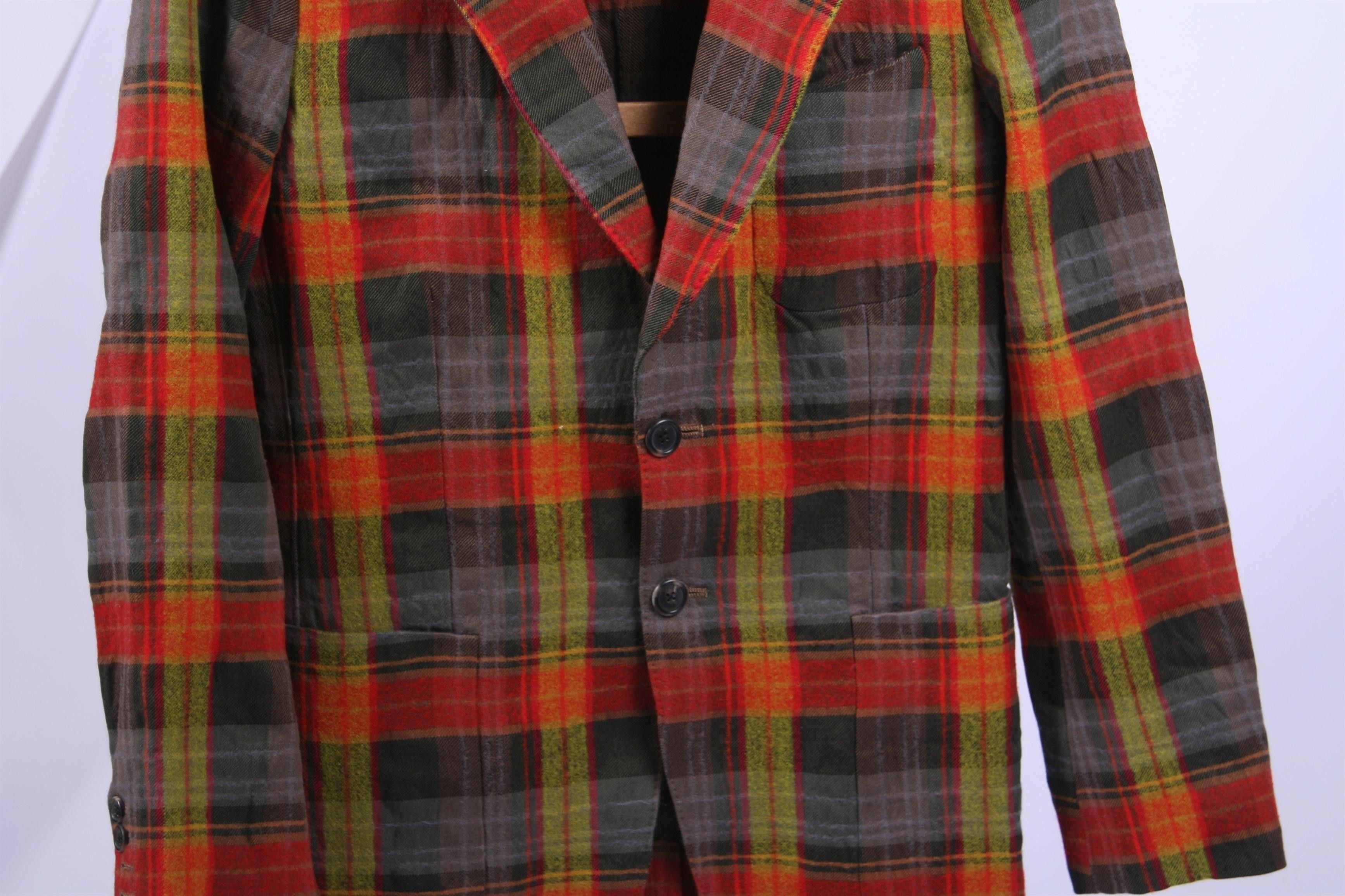 Paul Smith Paul Smith Luxury Tweed Wool Tartan Blazer Jacket Coat Size US S / EU 44-46 / 1 - 6 Thumbnail