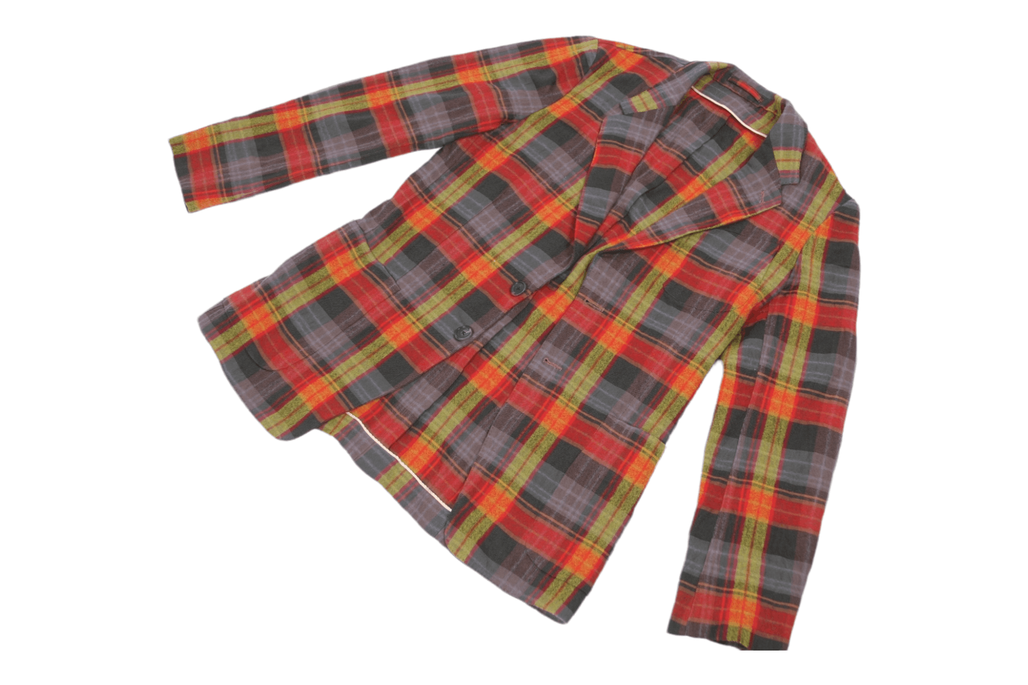 Paul Smith Paul Smith Luxury Tweed Wool Tartan Blazer Jacket Coat Size US S / EU 44-46 / 1 - 2 Thumbnail
