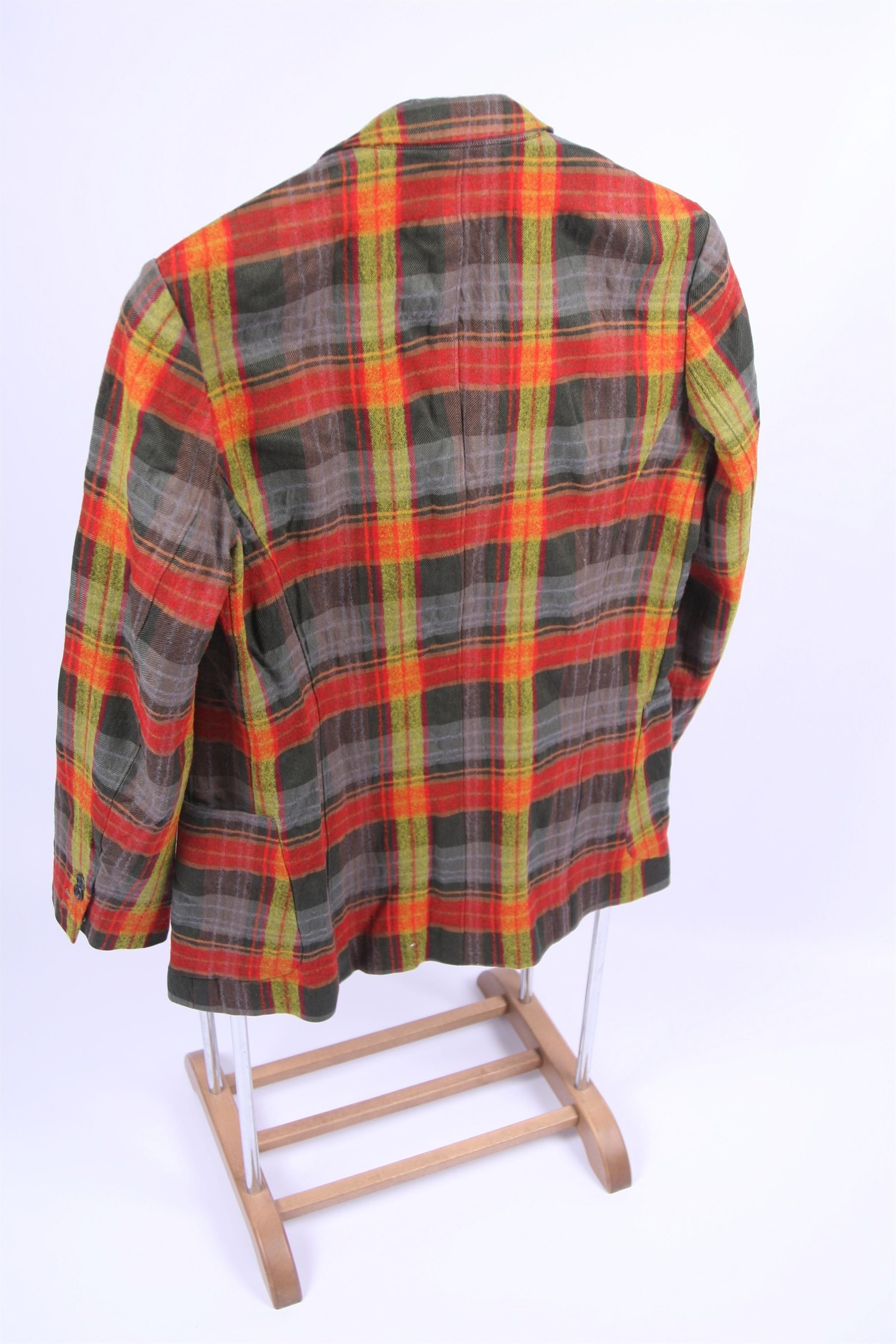 Paul Smith Paul Smith Luxury Tweed Wool Tartan Blazer Jacket Coat Size US S / EU 44-46 / 1 - 7 Thumbnail