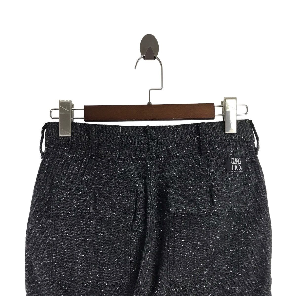 Vintage Vintage 80s GUNG HO Slim Fit Wool Casual Trousers Pant Size US 27 - 8 Thumbnail