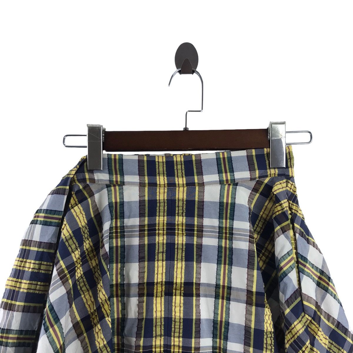 JW Anderson × Uniqlo JW ANDERSON x UNIQLO Check Long Yellow Skirt Size 23" - 2 Thumbnail