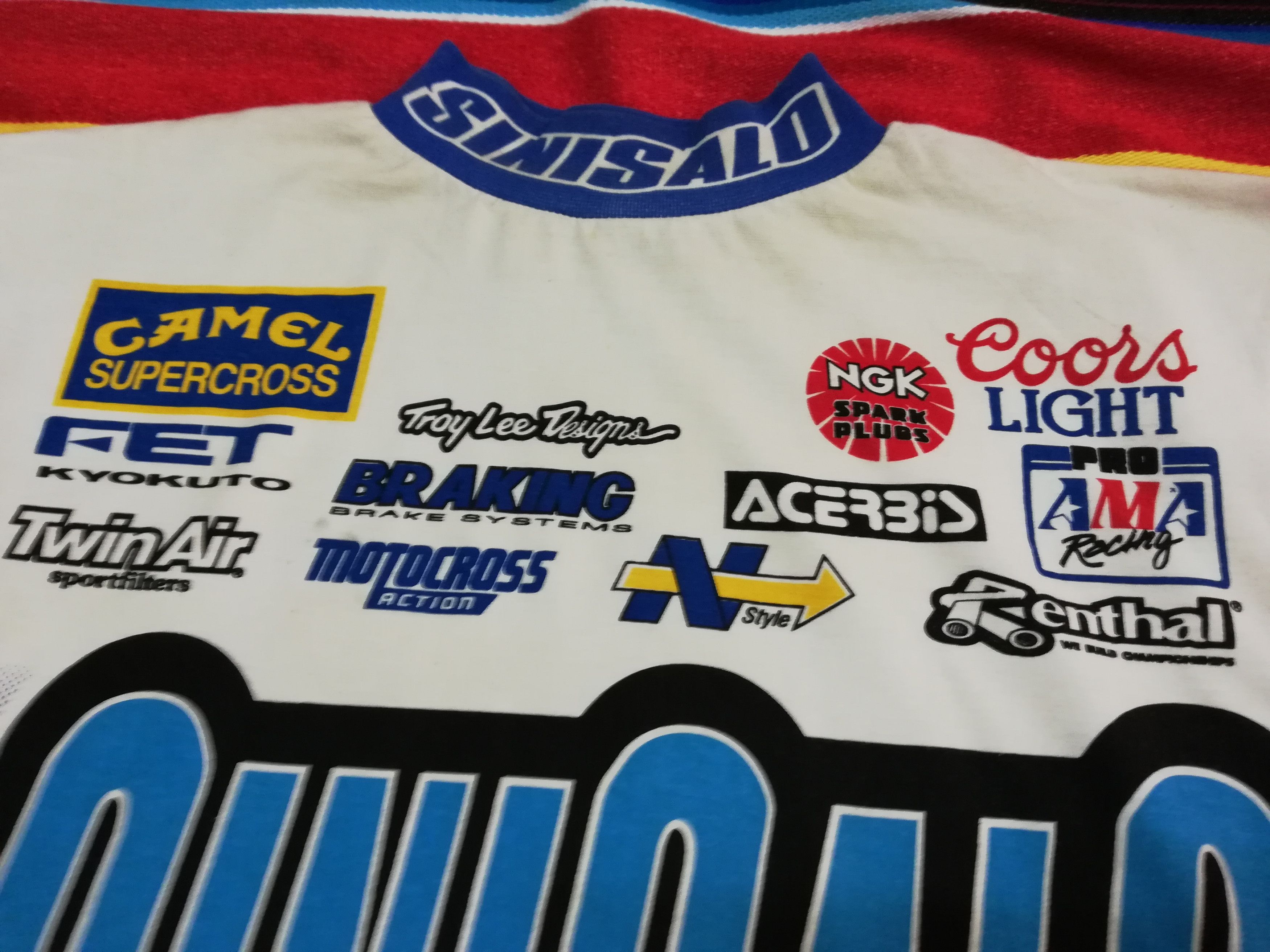 Camel × Sports Specialties 🔥Sinisalo World Wide Motocross Long Sleeve T-Shirts🔥 Size US L / EU 52-54 / 3 - 3 Thumbnail