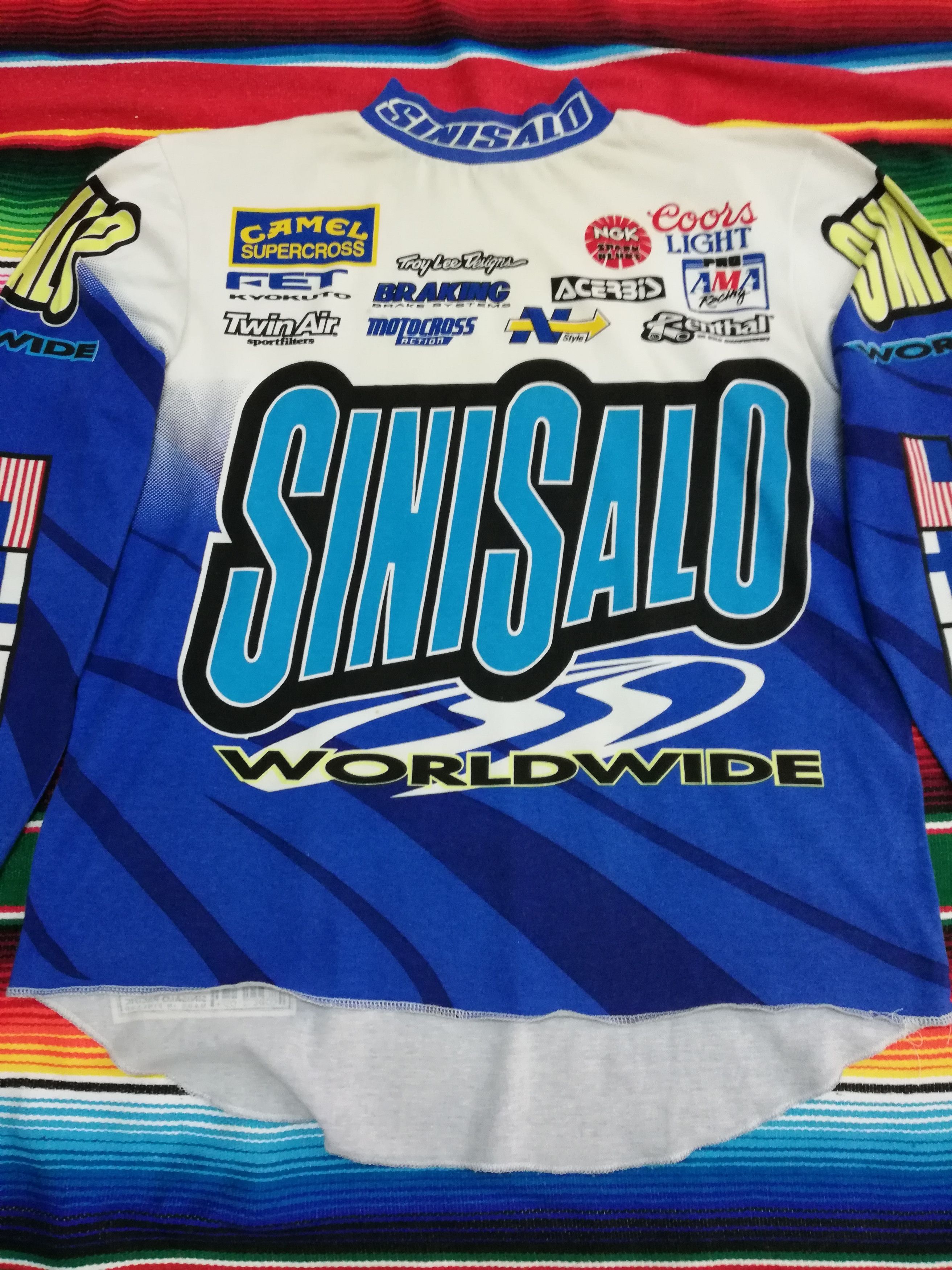 🔥Sinisalo World Wide Motocross Long Sleeve T-Shirts🔥