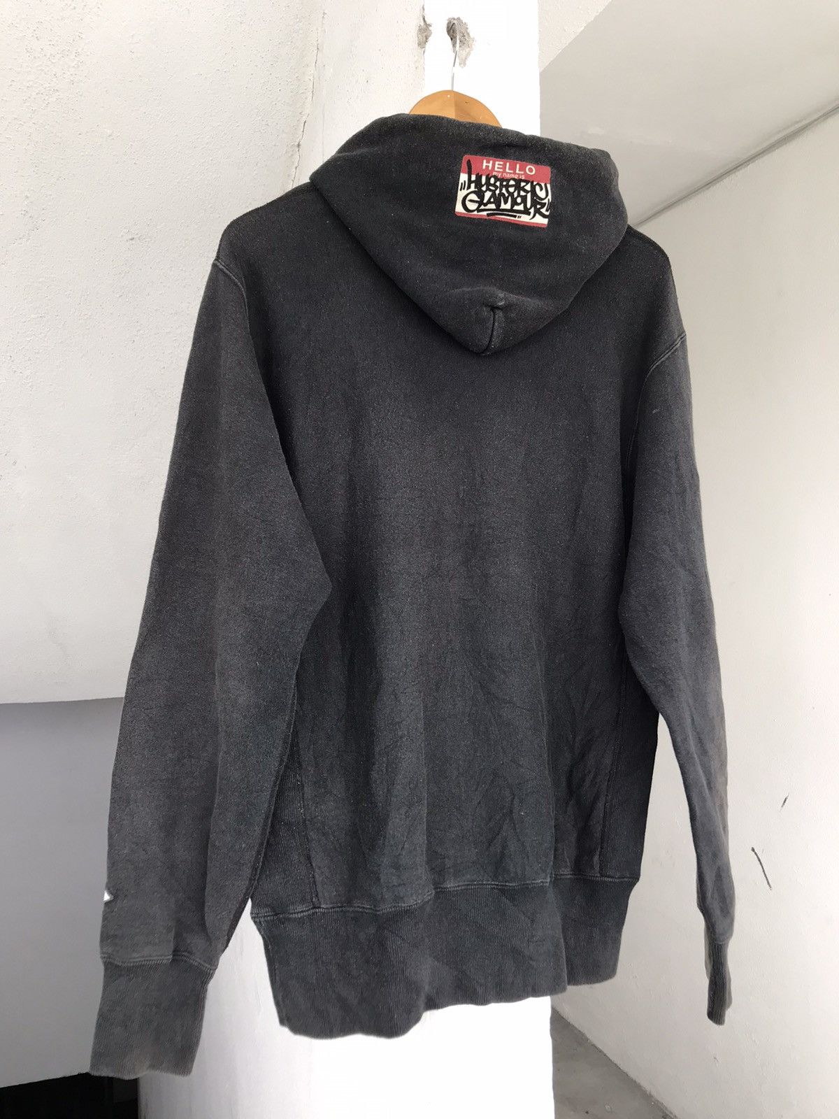Hysteric Glamour × Vintage 90s Faded Hysteric Glamour Hoodie Size US L / EU 52-54 / 3 - 6 Thumbnail