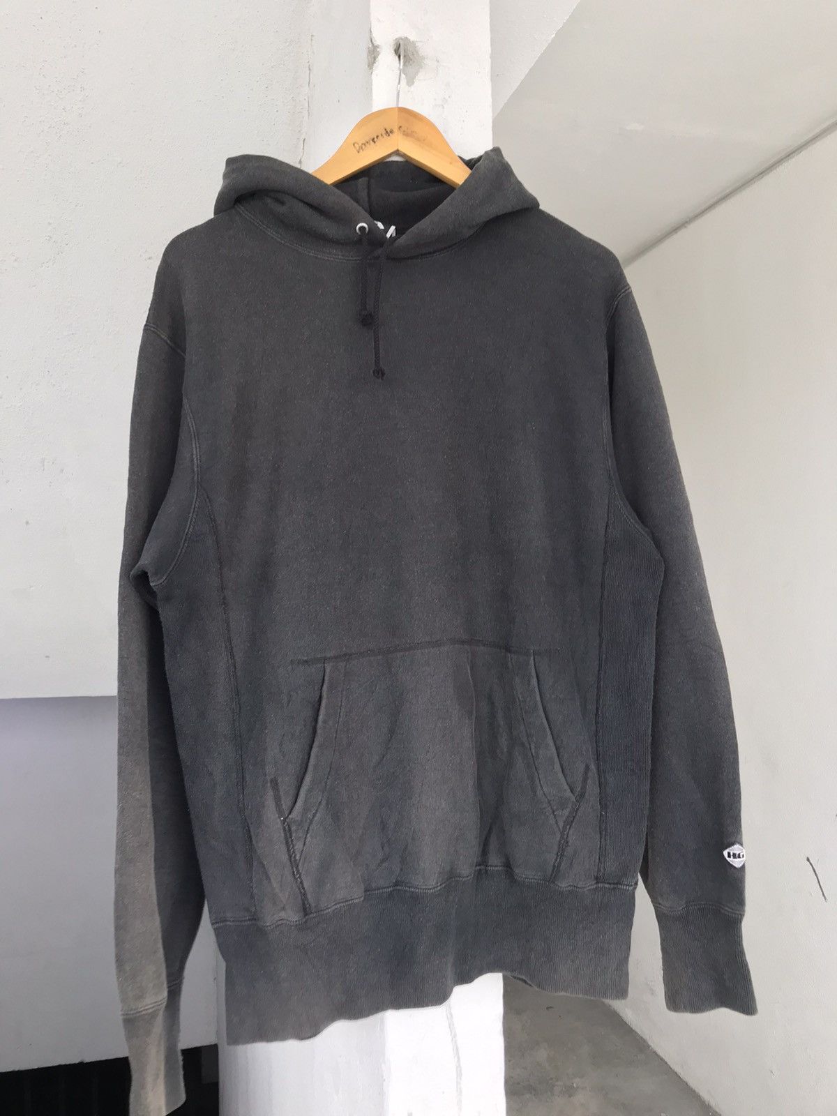 Hysteric Glamour × Vintage 90s Faded Hysteric Glamour Hoodie Size US L / EU 52-54 / 3 - 3 Thumbnail