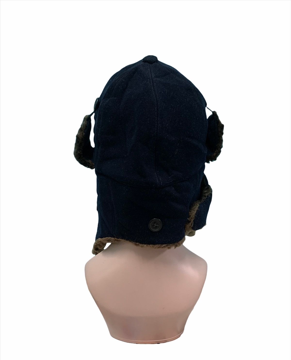 Japanese Brand × Vintage 🎌 Shapka Ushanka Vintage Aviator Yokosuka Army Hats Size ONE SIZE - 5 Thumbnail