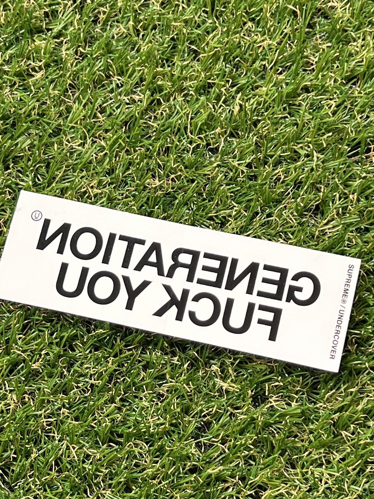 Supreme 2016 Supreme x Undercover “Generation Fuck You” Sticker Size ONE SIZE - 2 Thumbnail