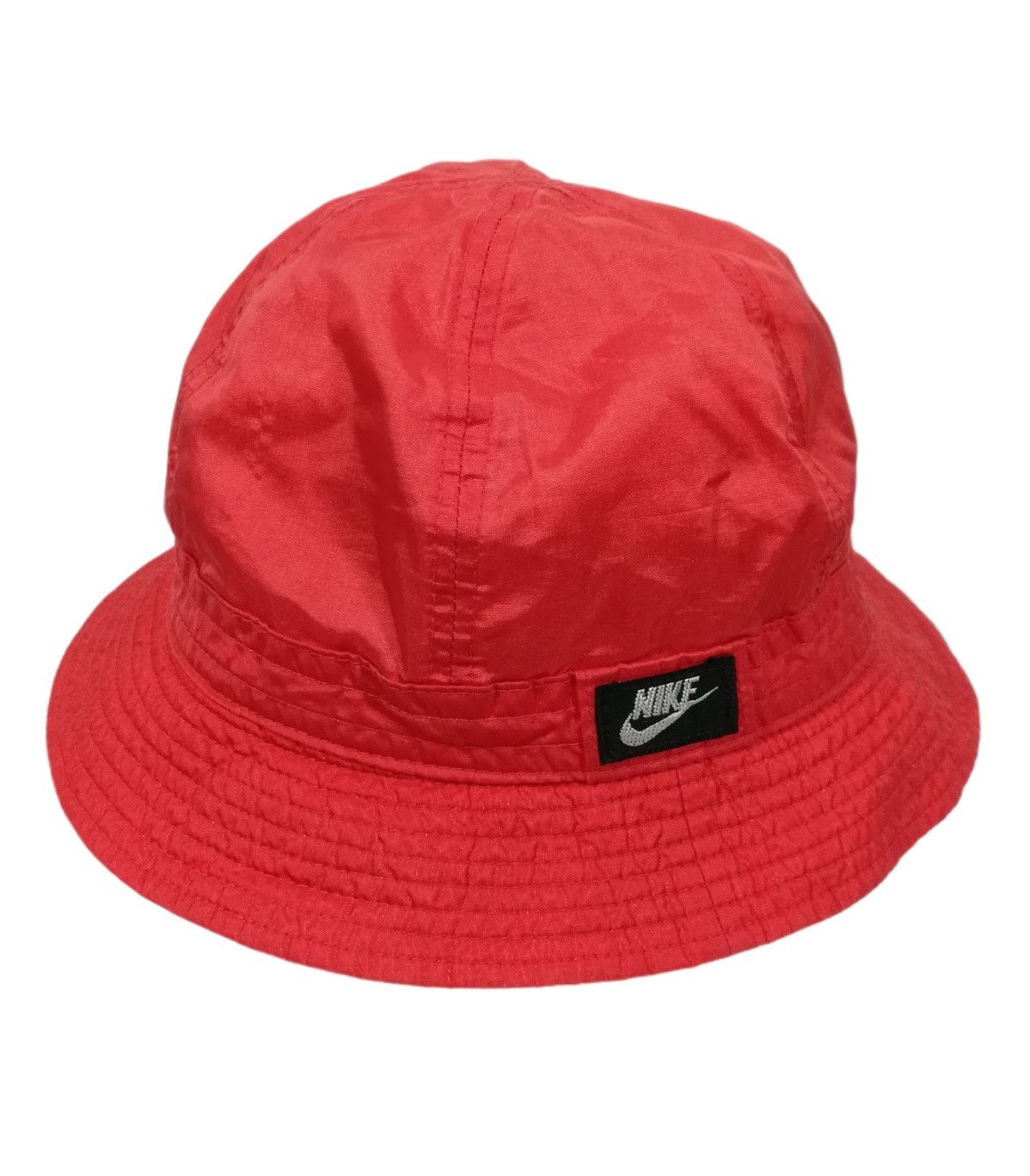 Nike 🔥Vintage 90's Nike Nax Sportswear Red Nylon Bucket Hat🔥 Size ONE SIZE - 13 Thumbnail
