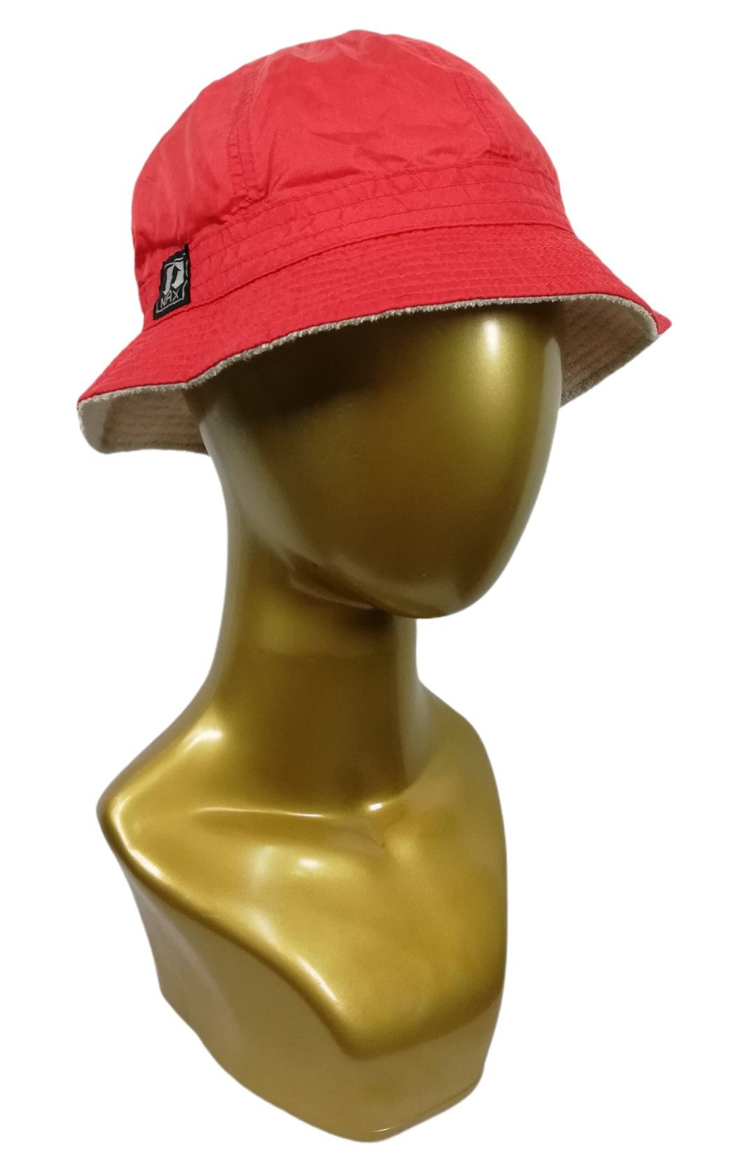 Nike 🔥Vintage 90's Nike Nax Sportswear Red Nylon Bucket Hat🔥 Size ONE SIZE - 8 Thumbnail